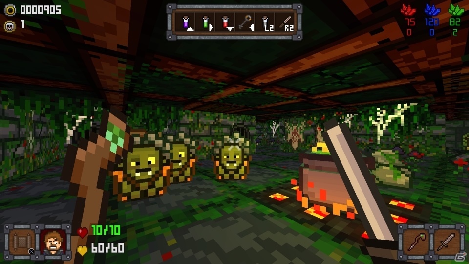 すべてドットで表現されたローグライク3DアクションRPG「ONE MORE DUNGEON」がPS4/Nintendo Switch向けに配信の画像3