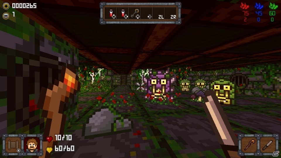 すべてドットで表現されたローグライク3DアクションRPG「ONE MORE DUNGEON」がPS4/Nintendo Switch向けに配信の画像6