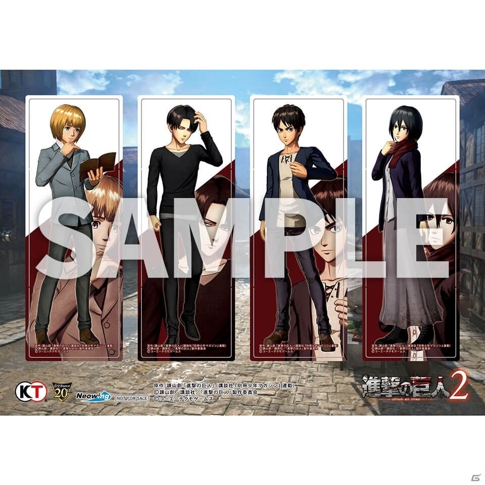 「進撃の巨人2」TREASURE BOX同梱アイテムの画像が公開！店舗別予約特典アイテムもチェックの画像10