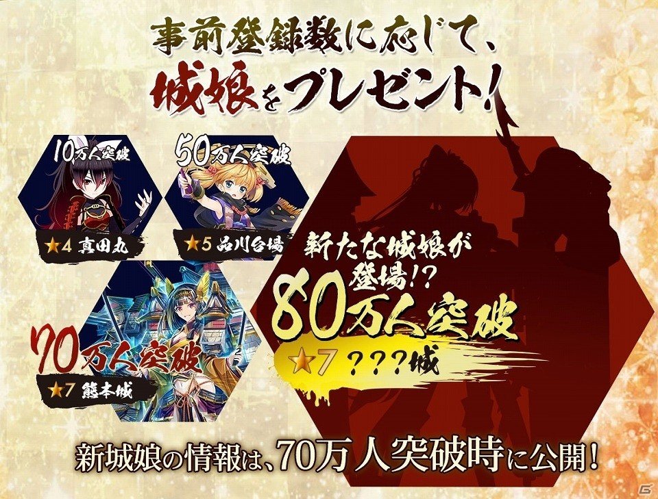 「御城プロジェクト:RE～CASTLE DEFENSE～」iOS/Android版のリリースが決定！モザイクアートキャンペーンなども開催の画像2