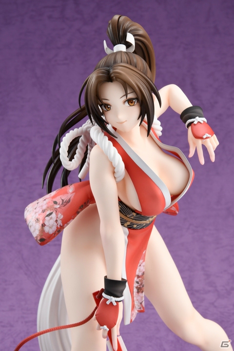 KOFシリーズ最新作の「KOFXIV」仕様で不知火舞がAMAKUNIより立体化！受注受付がスタートの画像3