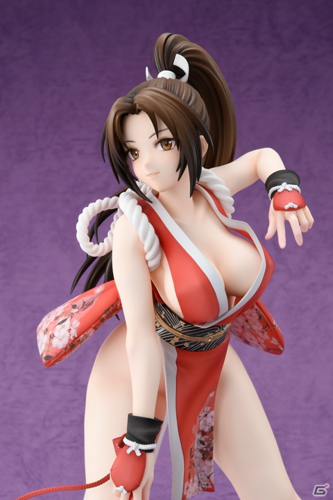 KOFシリーズ最新作の「KOFXIV」仕様で不知火舞がAMAKUNIより立体化！受注受付がスタートの画像5