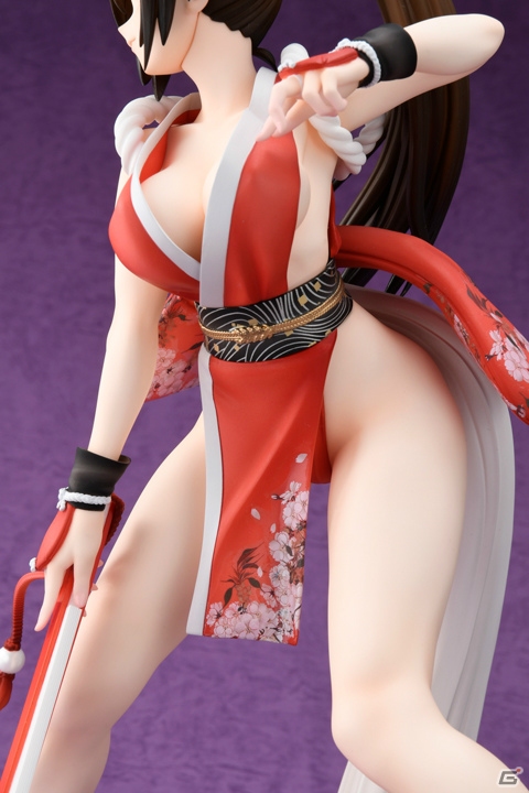 KOFシリーズ最新作の「KOFXIV」仕様で不知火舞がAMAKUNIより立体化！受注受付がスタートの画像9