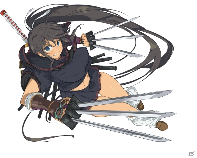 PS4「閃乱カグラ Burst Re:Newal」秘立蛇女子学園メンバーの描き下ろしキャラクターイラストが公開！大道寺先輩と凛の「秘伝忍法」も紹介の画像1
