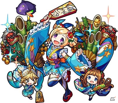 「モンスターストライク」2018年元日から始まる「超・獣神祭」の限定キャラはマナ！着物姿のパンドラ、ノストラダムスも登場の画像7