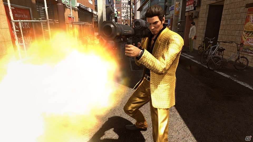 PS4「龍が如く 極2」無料DLC第4弾が12月28日に配信―アイテム「ロケットランチャー、違法改造警棒」やコスチューム「金スーツ」などが登場の画像6