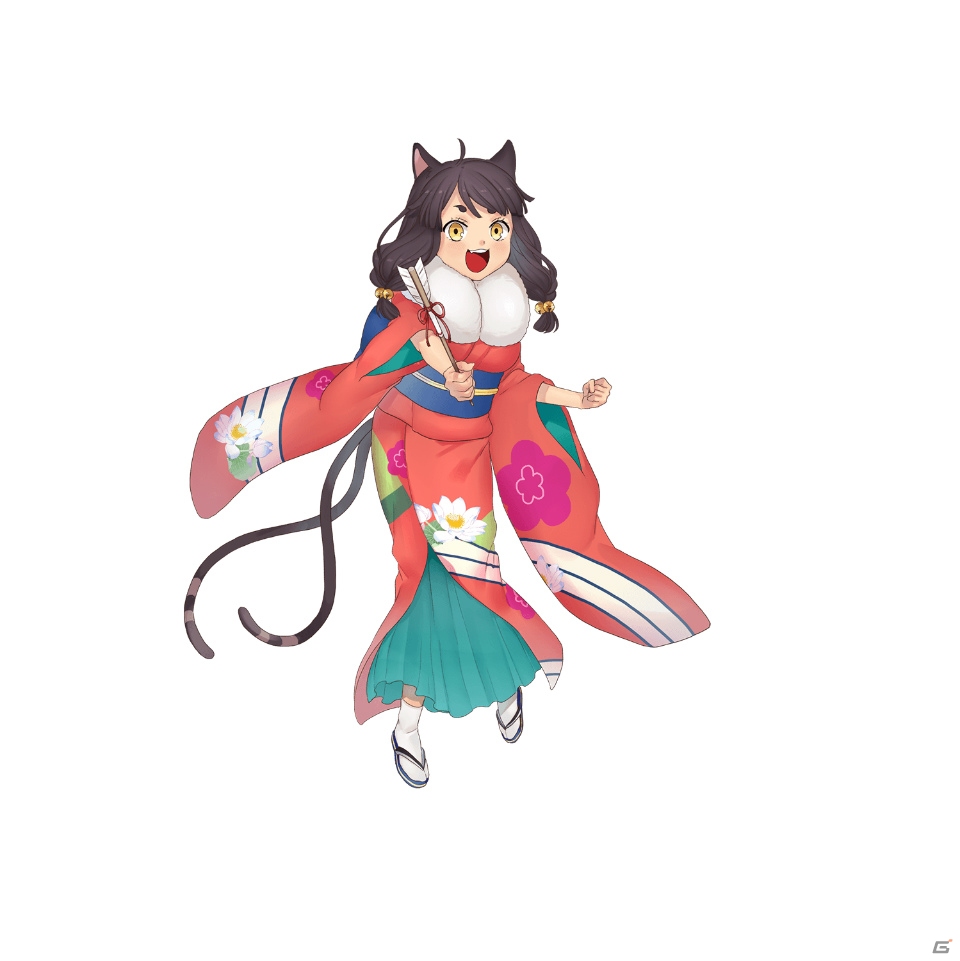 iOS/Android「妖怪百姫たん！」賀正・猫又（CV：日笠陽子）が手に入るイベント「新年はハーレムで！？」が開催！の画像2