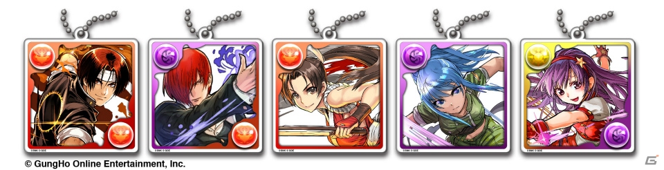 KOF98×パズドラ コラボ 缶バッジ レオナ・ハイデルン