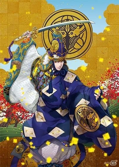 iOS/Android「戦国IXA 千万の覇者」織田信長、上杉謙信などが登場する年賀状風カード＆山下Pからのメッセージが公開の画像2