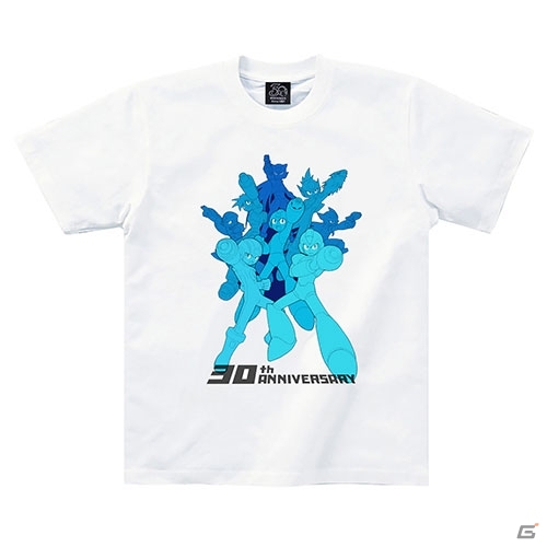歴代ロックマン集結！30周年記念イラストをデザインしたアートTシャツが3月22日に発売の画像2
