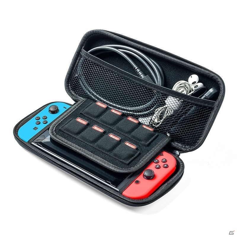 いつでもどこでもNintendo Switchをプレイ！本体保護と持ち運びに便利なケース・フィルム・クロスの3点がセットになった「200-NSW001BK」が発売の画像6