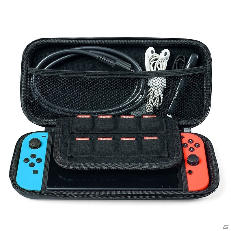 いつでもどこでもNintendo Switchをプレイ！本体保護と持ち運びに便利なケース・フィルム・クロスの3点がセットになった「200-NSW001BK」が発売の画像7