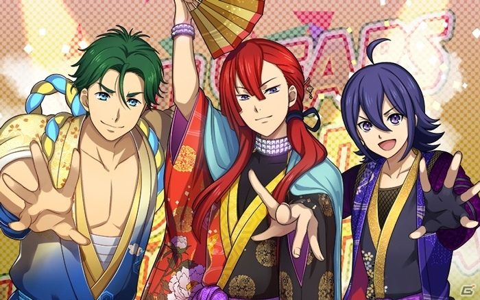 iOS/Android「KING OF PRISM プリズムラッシュ！LIVE」ユキノジョウ、ミナト、ユウの3人が歌う和風ロックナンバー「氷上白浪男」が配信開始！の画像1