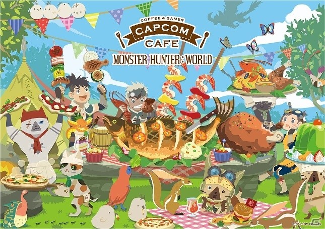カプコンカフェイオンレイクタウン店で開催される「モンスターハンター：ワールド」コラボの詳細が発表！コラボメニューも公開の画像2