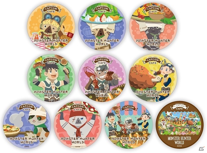 カプコンカフェイオンレイクタウン店で開催される「モンスターハンター：ワールド」コラボの詳細が発表！コラボメニューも公開の画像3