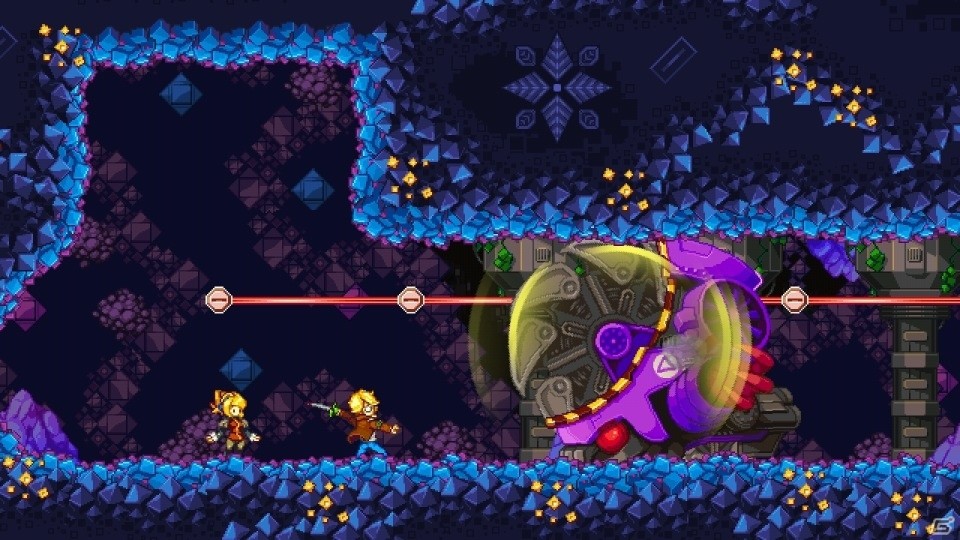 たった一人の手で作られた、レトロな雰囲気と豊かなストーリーが楽しめるアクションゲーム「アイコノクラスツ」がPS4/PS Vita/PC向けに1月23日配信の画像2