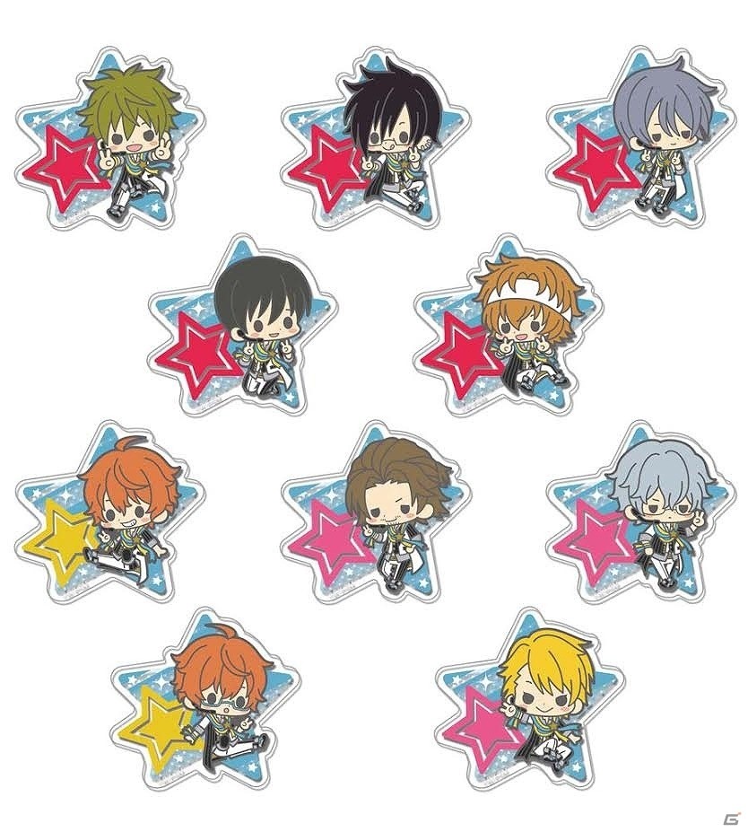「アイドルマスター SideM」お揃いのライブ衣装を来たメンバー達がキュートなクリアブローチになって登場！の画像1