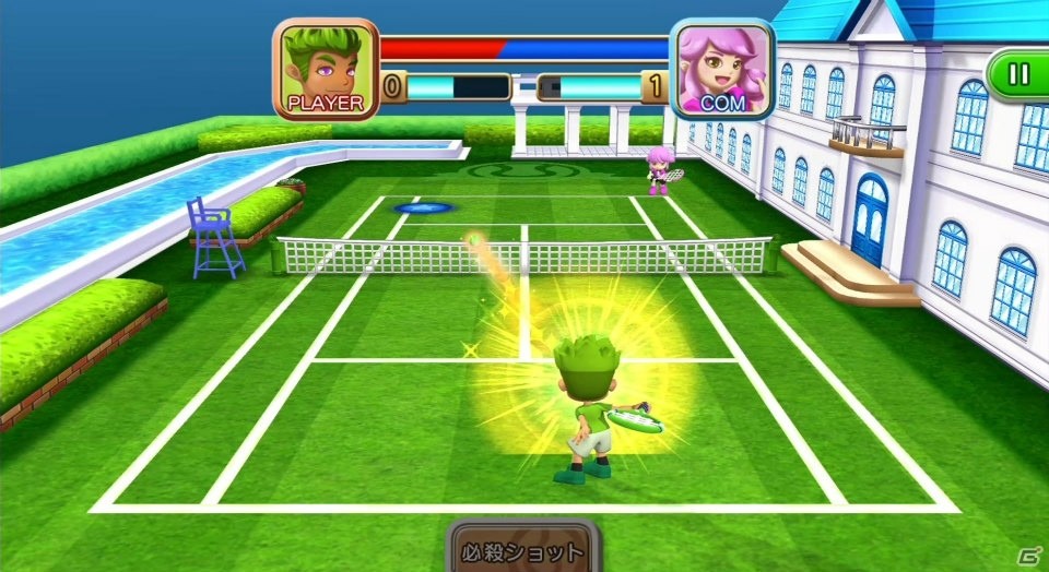 簡単操作で試合が楽しめるSwitch「テニス」がダウンロード専売で配信！の画像10