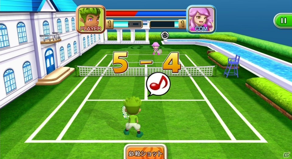 簡単操作で試合が楽しめるSwitch「テニス」がダウンロード専売で配信！の画像3