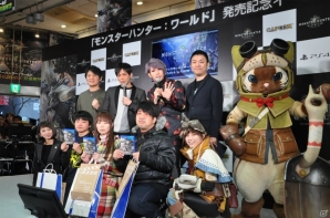 ハンターたちが早朝の渋谷に集合！井上聡さん、歌広場淳さんも駆けつけた「モンスターハンター：ワールド」発売記念カウントダウンイベントをレポートの画像8