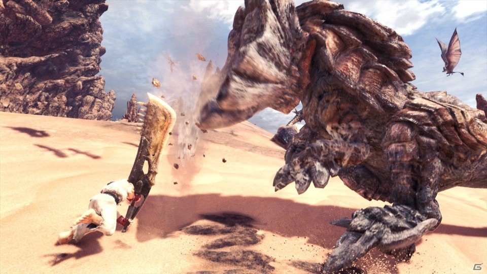 PS4「モンスターハンター：ワールド」にリュウやさくらが舞い降りる！「ストリートファイターV」スペシャルコラボが発表の画像3