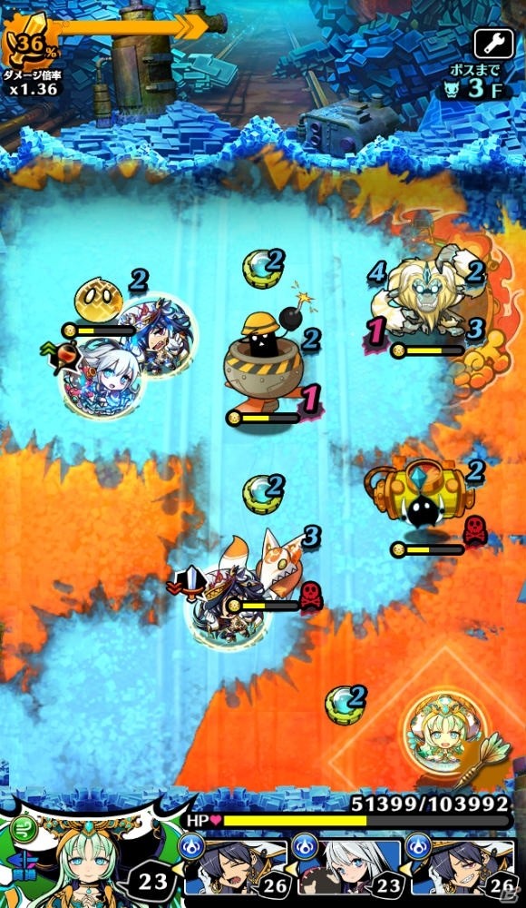 iOS/Android「グラフィティスマッシュ」高難易度の新ダンジョン「アンダーグラウンド」が実装の画像5