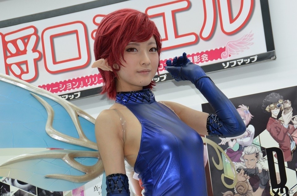 「D×2 真・女神転生リベレーション」火将ロシエルさんが“ピクシー”のコスプレ姿でソフマップに登場！秋葉原コラボ第二弾の情報も明らかにの画像10