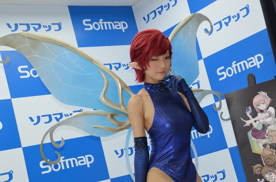 「D×2 真・女神転生リベレーション」火将ロシエルさんが“ピクシー”のコスプレ姿でソフマップに登場！秋葉原コラボ第二弾の情報も明らかにの画像5