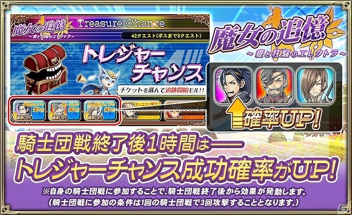 iOS/Android「オルタンシア・サーガ -蒼の騎士団-」矢吹健太朗氏描き下ろしユニット が登場する「魔女の追憶～愛と狂騒のエレクトラ～」が開催！の画像6