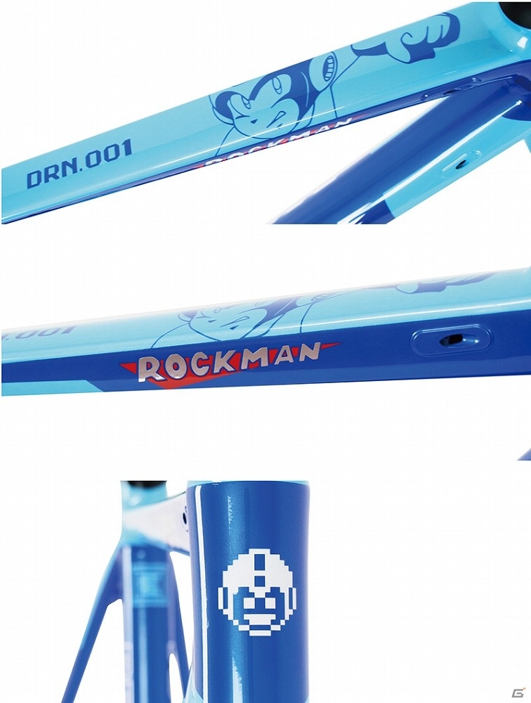 ロックマン30周年を記念した「オリジナルロードバイク」＆「サイクルウェア」が発売！E缶や1UPアイコンを随所に配置したデザインで登場の画像1