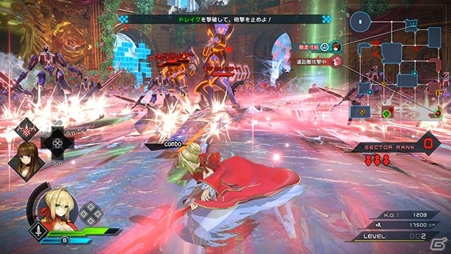 PS4/PS Vita「Fate/EXTELLA LINK」玉藻の前、エリザベート=バートリー、李書文のプレイ動画が公開！生まれ変わったアクションシステムも紹介の画像2