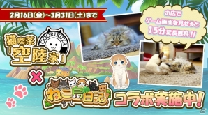 iOS/Android「ねこ島日記」にて「ハローキティ」とのコラボ決定！「猫喫茶 空陸家」コラボも本日より開始の画像4