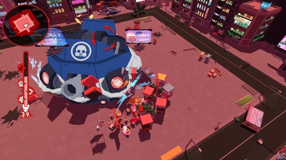 PS4「アナーキーキュート」日本語版が2月20日より配信開始―キュートなけものたちを操作して平和のために大暴動を起こすアクションゲームの画像7