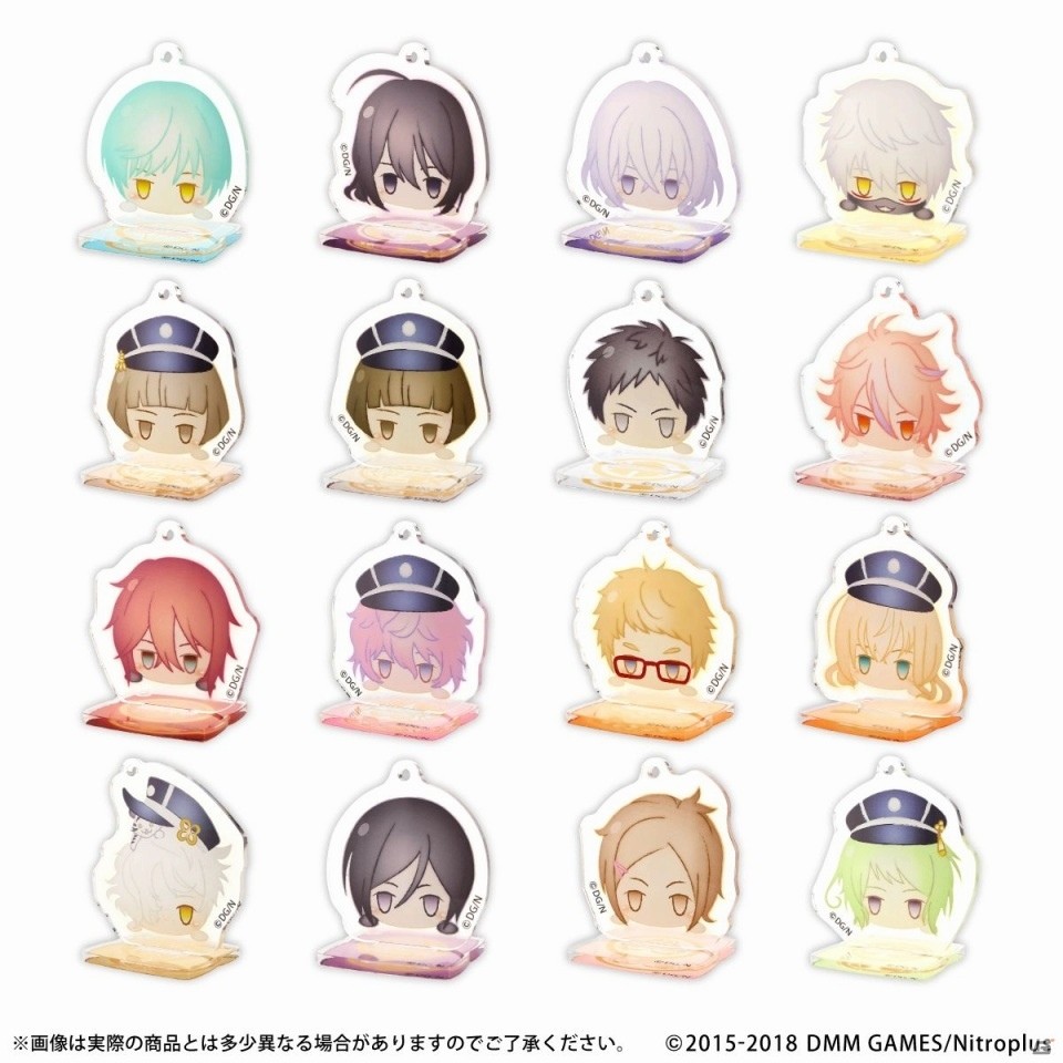 「刀剣乱舞-ONLINE-」粟田口の刀剣男士たちがお団子フォルムに！アクリルキーホルダーになったセット「スタンドミニアクリルキーホルダー 粟田口すぺしゃる」が発売決定の画像2