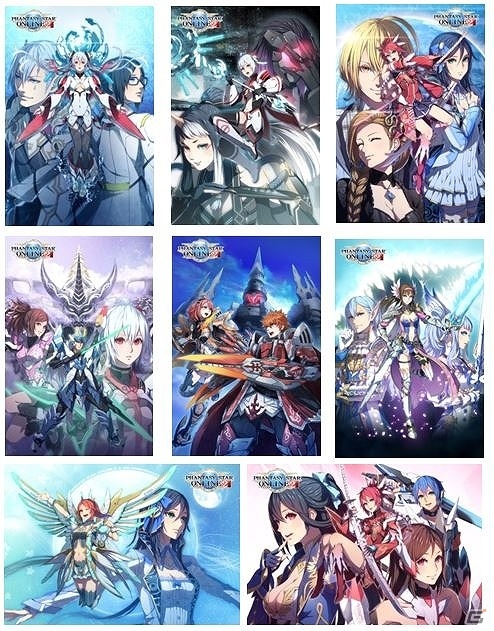 「ファンタシースター」シリーズ30周年を記念して「PSO2」の特製フレーム切手セットが発売！アイテムコードも付属の画像5