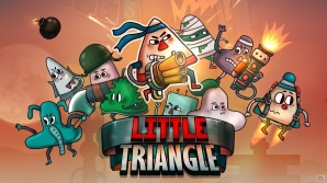 2018年は“▲”が世界を救う！？横スクロールジャンプアクション「Little Triangle」が3月1日にSwitch向けに配信の画像1
