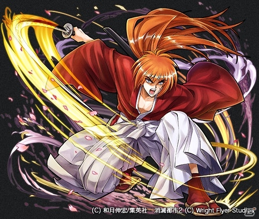 iOS/Android「消滅都市2」にて「るろうに剣心」とのコラボが開始！「緋村剣心」や「比古清十郎」などのキャラが登場の画像2