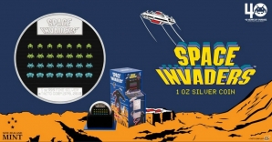 世界中を熱狂させたあのゲームがコインに―「スペースインベーダー誕生40周年記念コイン」が登場！の画像1