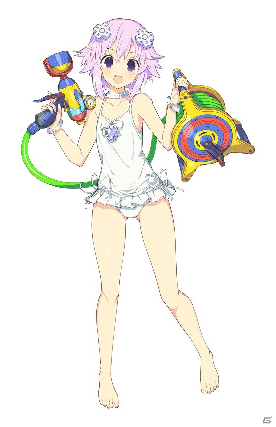 PS4「閃乱カグラ PEACH BEACH SPLASH」にネプテューヌが初参乳！「超次元ゲイム ネプテューヌ」とのコラボレーションが決定の画像1