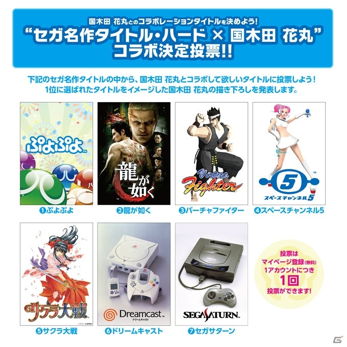 セガ ラブライブ サンシャイン セガ名作タイトル ハード 国木田花丸 コラボ決定投票 の結果が発表 バースデイカードのプレゼントも ゲーム情報サイト Gamer