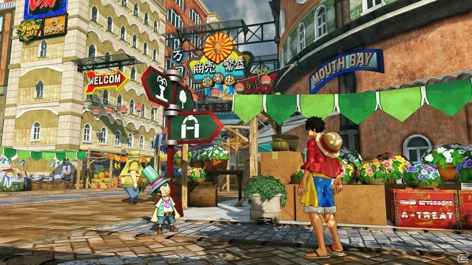 PS4「ONE PIECE WORLD SEEKER」の舞台は新世界の謎の島―自然豊かなフィールドや賑わう街並み、そしてドラマの鍵を握る“海軍拠点”を紹介の画像13