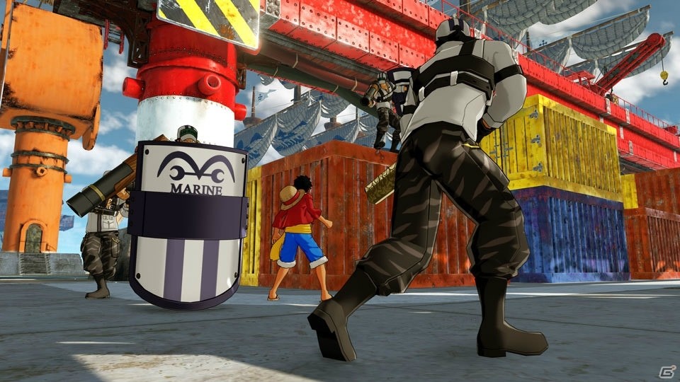 PS4「ONE PIECE WORLD SEEKER」の舞台は新世界の謎の島―自然豊かなフィールドや賑わう街並み、そしてドラマの鍵を握る“海軍拠点”を紹介の画像16