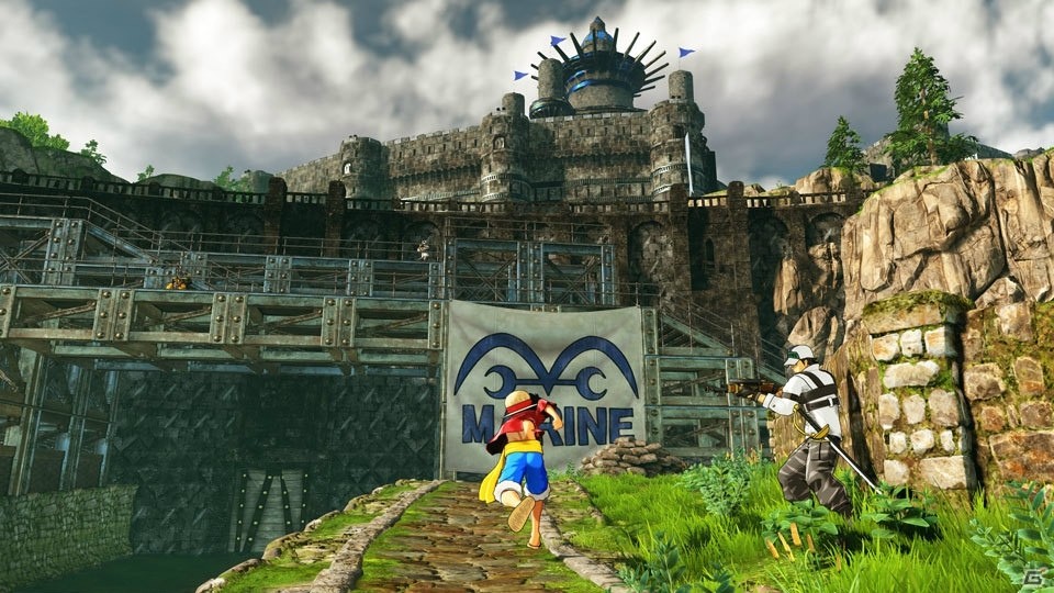PS4「ONE PIECE WORLD SEEKER」の舞台は新世界の謎の島―自然豊かなフィールドや賑わう街並み、そしてドラマの鍵を握る“海軍拠点”を紹介の画像20