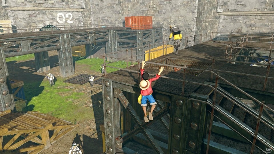PS4「ONE PIECE WORLD SEEKER」の舞台は新世界の謎の島―自然豊かなフィールドや賑わう街並み、そしてドラマの鍵を握る“海軍拠点”を紹介の画像23