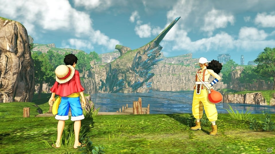 PS4「ONE PIECE WORLD SEEKER」の舞台は新世界の謎の島―自然豊かなフィールドや賑わう街並み、そしてドラマの鍵を握る“海軍拠点”を紹介の画像26