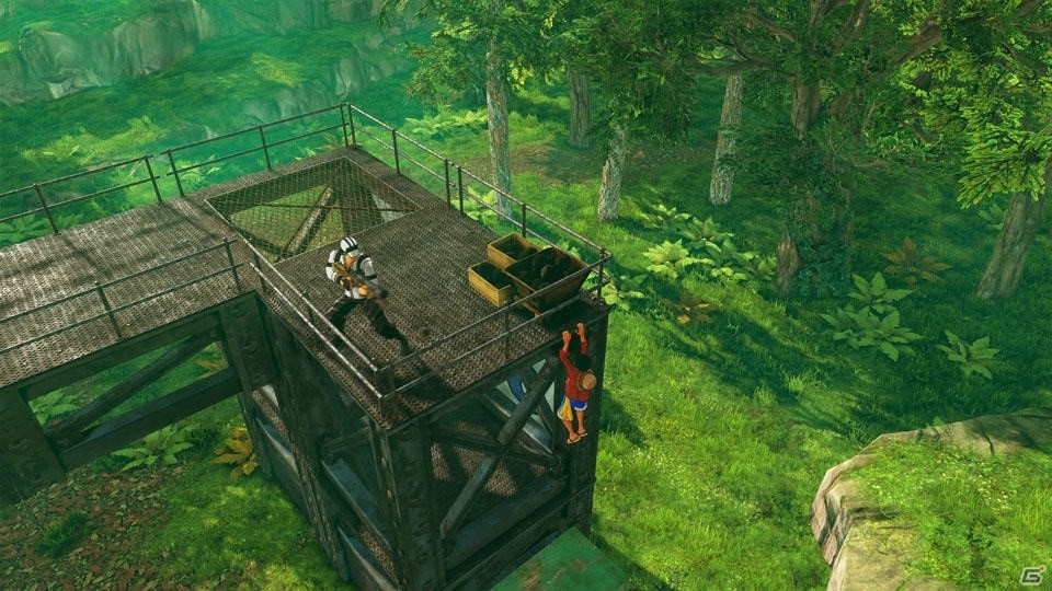 PS4「ONE PIECE WORLD SEEKER」の舞台は新世界の謎の島―自然豊かなフィールドや賑わう街並み、そしてドラマの鍵を握る“海軍拠点”を紹介の画像28
