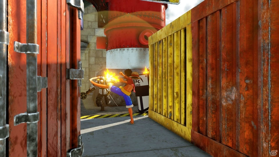 PS4「ONE PIECE WORLD SEEKER」の舞台は新世界の謎の島―自然豊かなフィールドや賑わう街並み、そしてドラマの鍵を握る“海軍拠点”を紹介の画像33