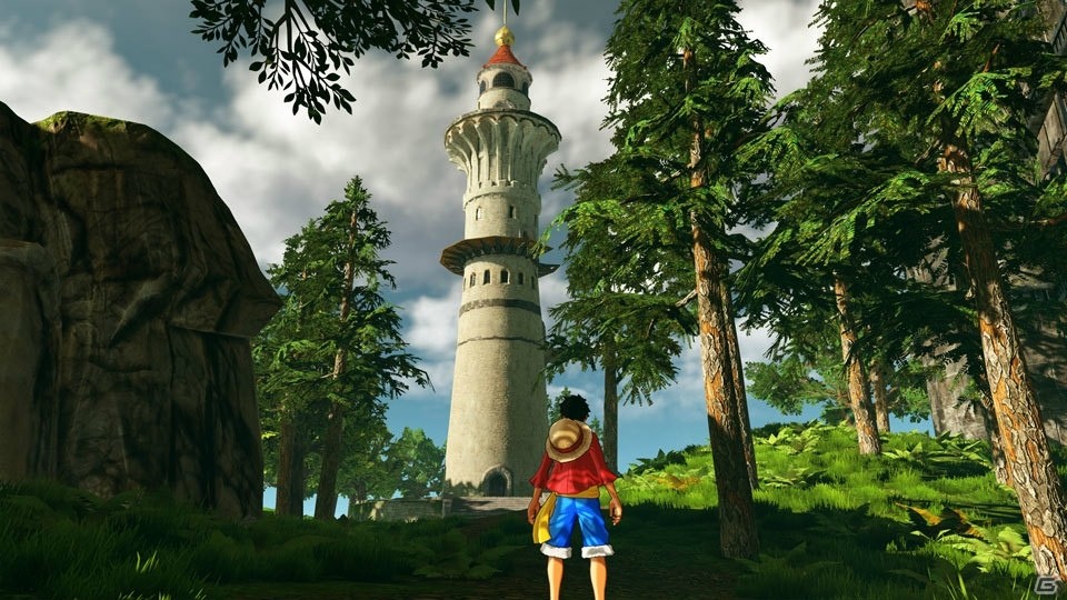 PS4「ONE PIECE WORLD SEEKER」の舞台は新世界の謎の島―自然豊かなフィールドや賑わう街並み、そしてドラマの鍵を握る“海軍拠点”を紹介の画像38