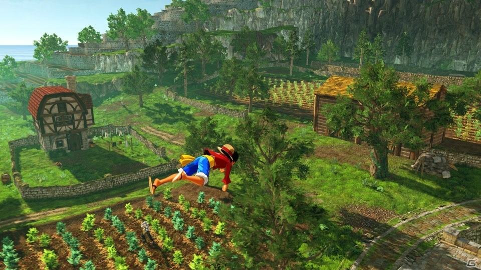 PS4「ONE PIECE WORLD SEEKER」の舞台は新世界の謎の島―自然豊かなフィールドや賑わう街並み、そしてドラマの鍵を握る“海軍拠点”を紹介の画像5