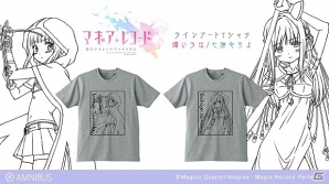 「マギアレコード 魔法少女まどか☆マギカ外伝」のラインアートTシャツが登場！受注受付もスタートの画像1